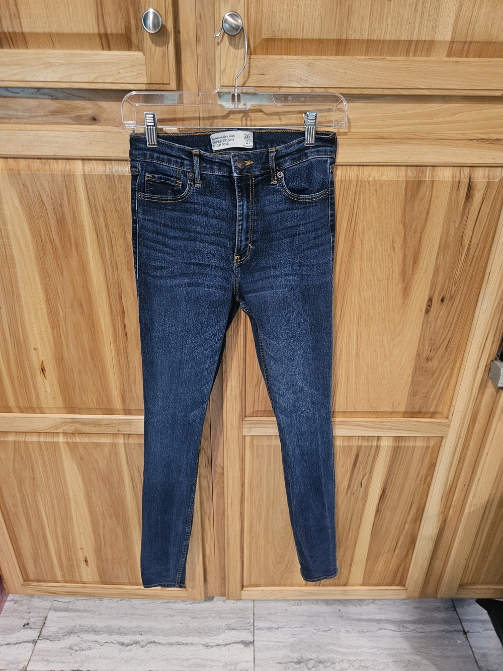 Abercrombie & Fitch Dark Indigo Skinny Jeans